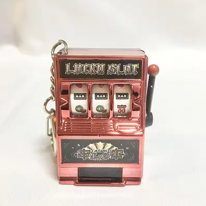 Mini Slot Machine Keychain